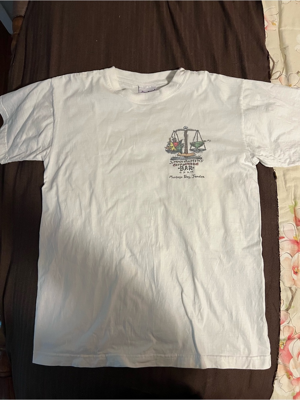 90s Jimmy Buffett Margaritaville T Shirt XS Parrot Head Bar Jim Baldwin USA VTG